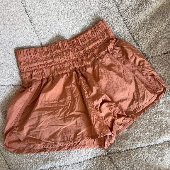 The Way Home Shorts Movement free people Yoga Running brushed apricot sz medium - Picture 7 of 13